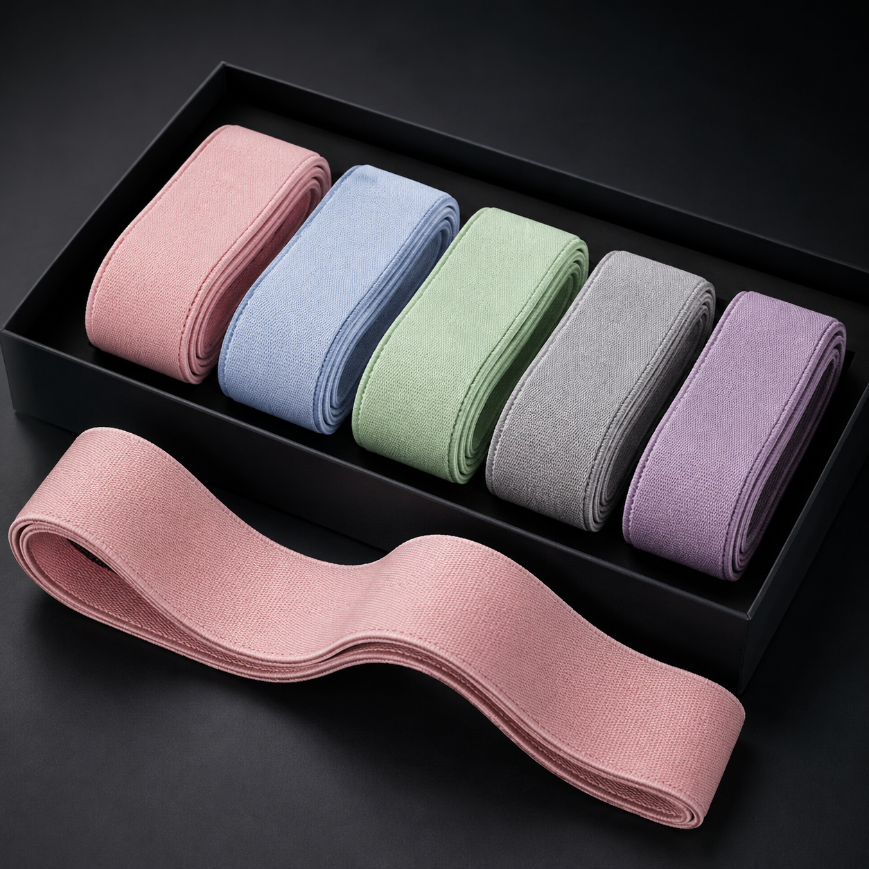 KORVYNT Fabric Hip Resistance Band