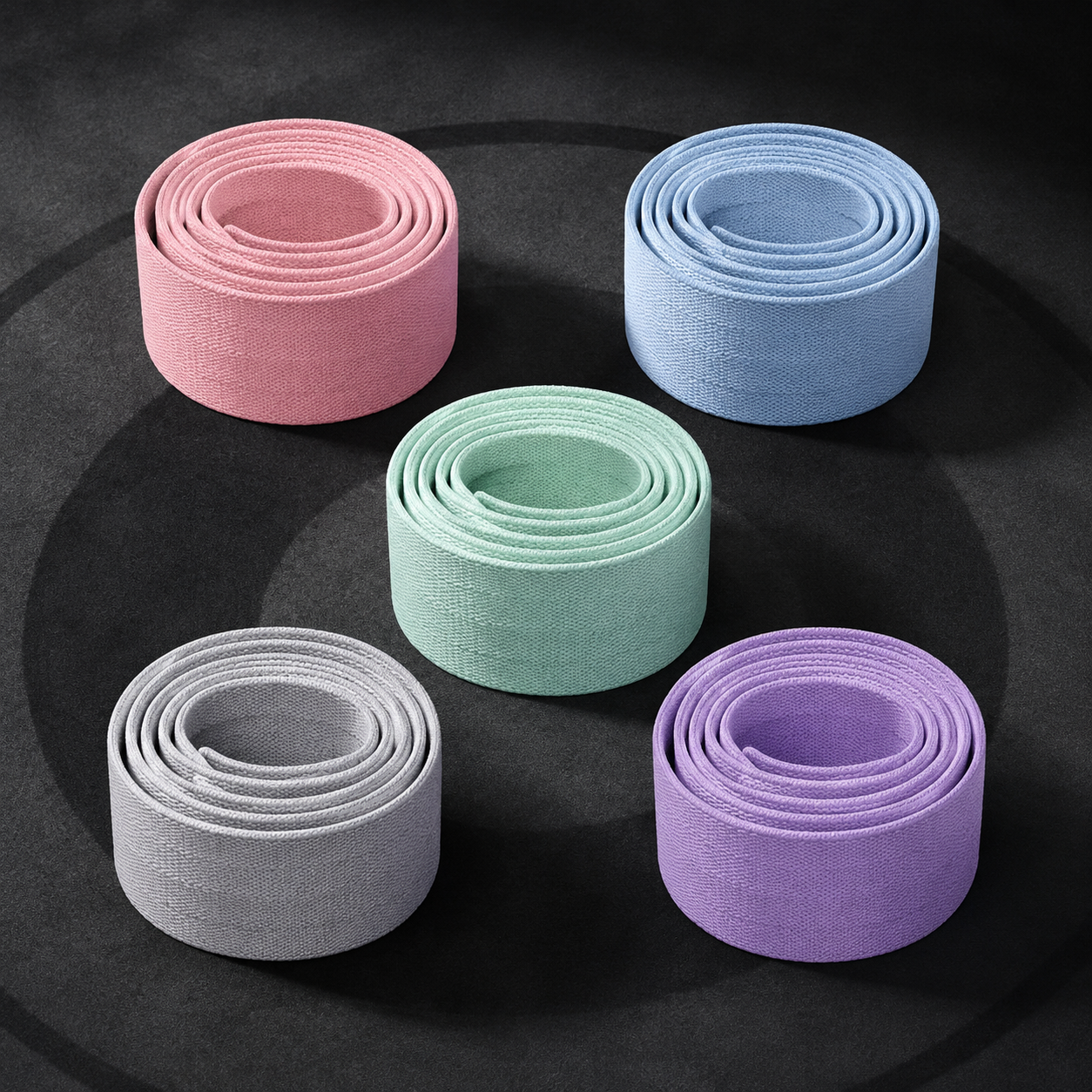 KORVYNT Fabric Hip Resistance Band