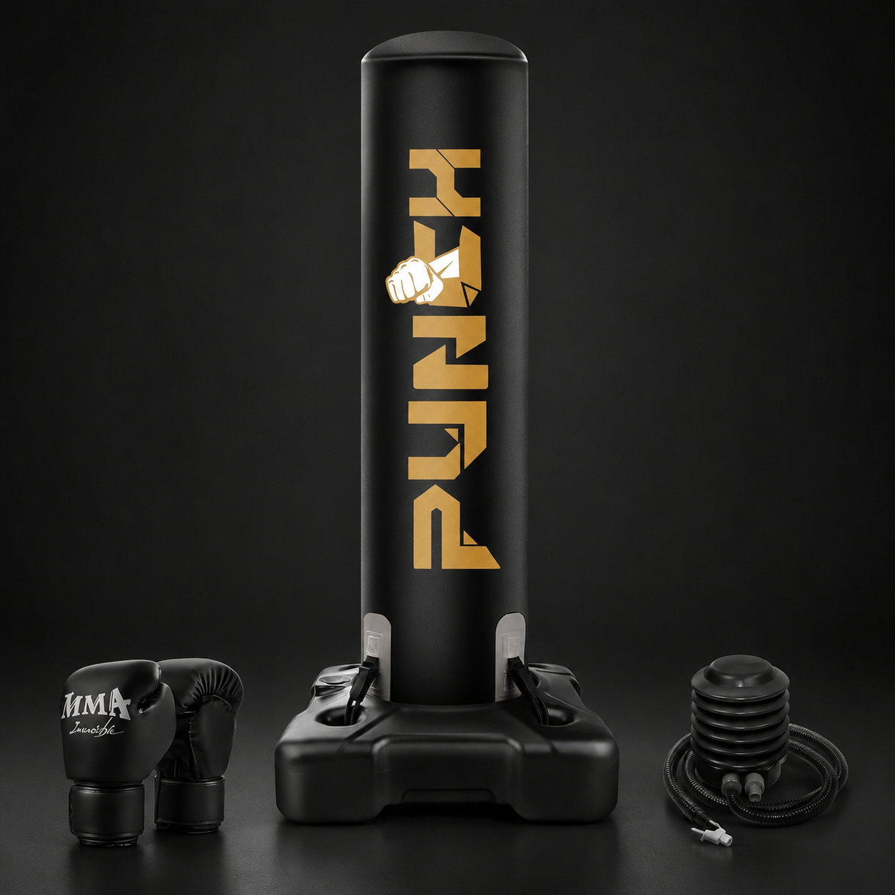 KORVYNT StrikeCore Freestanding Punching Bag Set