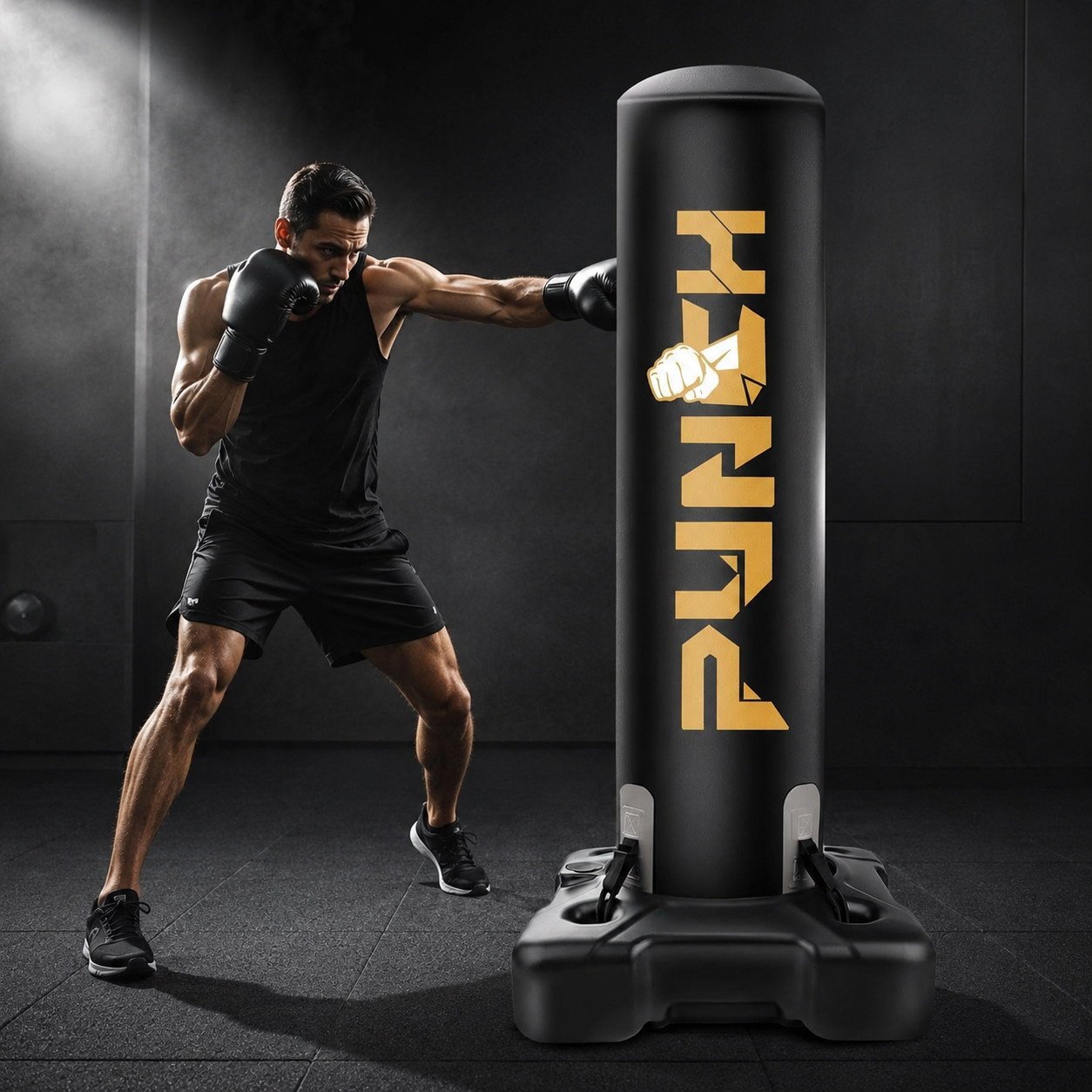 KORVYNT StrikeCore Freestanding Punching Bag Set